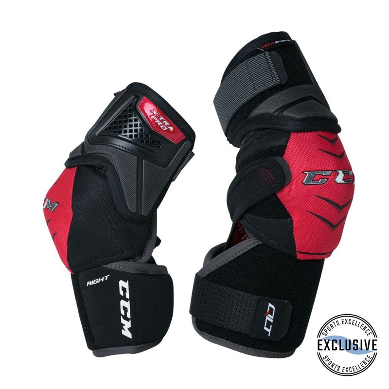 XTRA Pro Elbow Pads – Junior S Black/Black/White