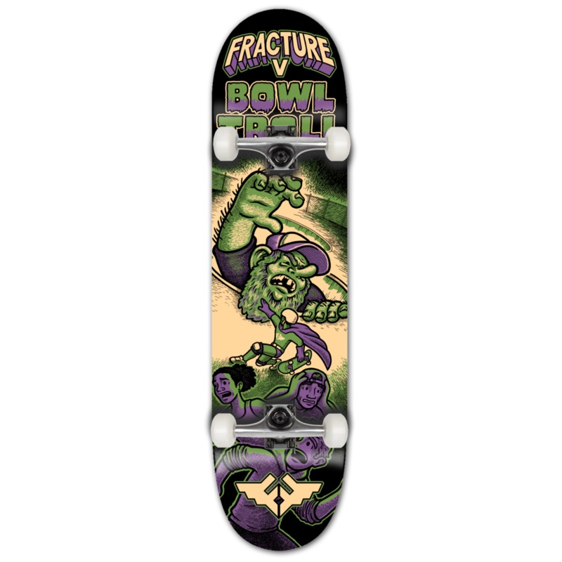 Fracture Jon Horner Bowl Troll Complete Skateboard – 8.25″