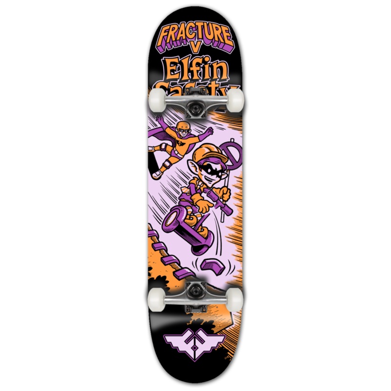 Fracture Jon Horner Elfin Safety Complete Skateboard – 7.75″