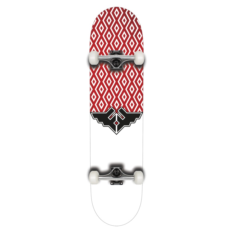 Fracture Wings V5 Red Complete Skateboard – 7.75″