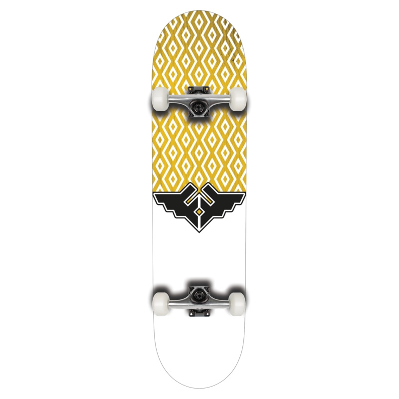 Fracture Wings V5 Yellow Complete Skateboard – 8.0″
