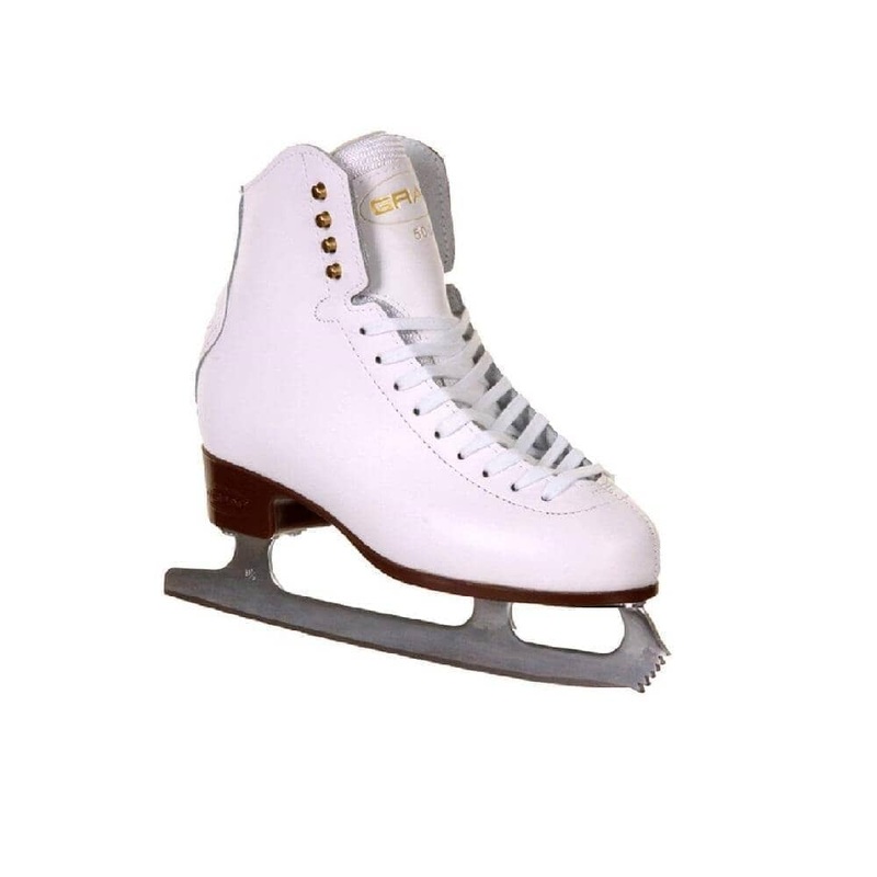 Graf 500 Figure Ice Skates – White Junior 26 EU
