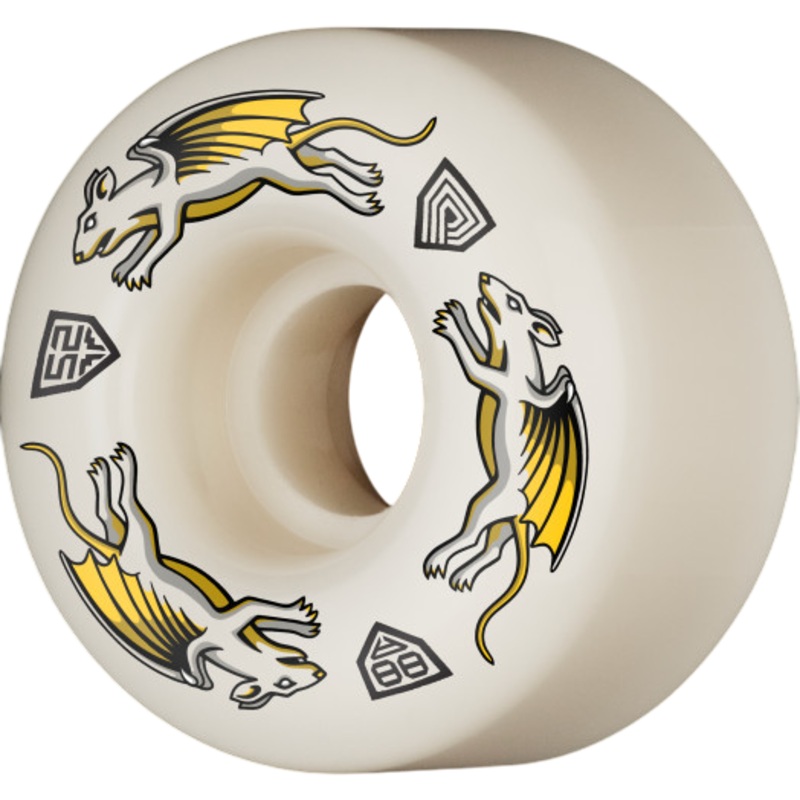 Powell Peralta Dragon Formula Nano Rats Skateboard Wheels – 52mm x 34mm 88a