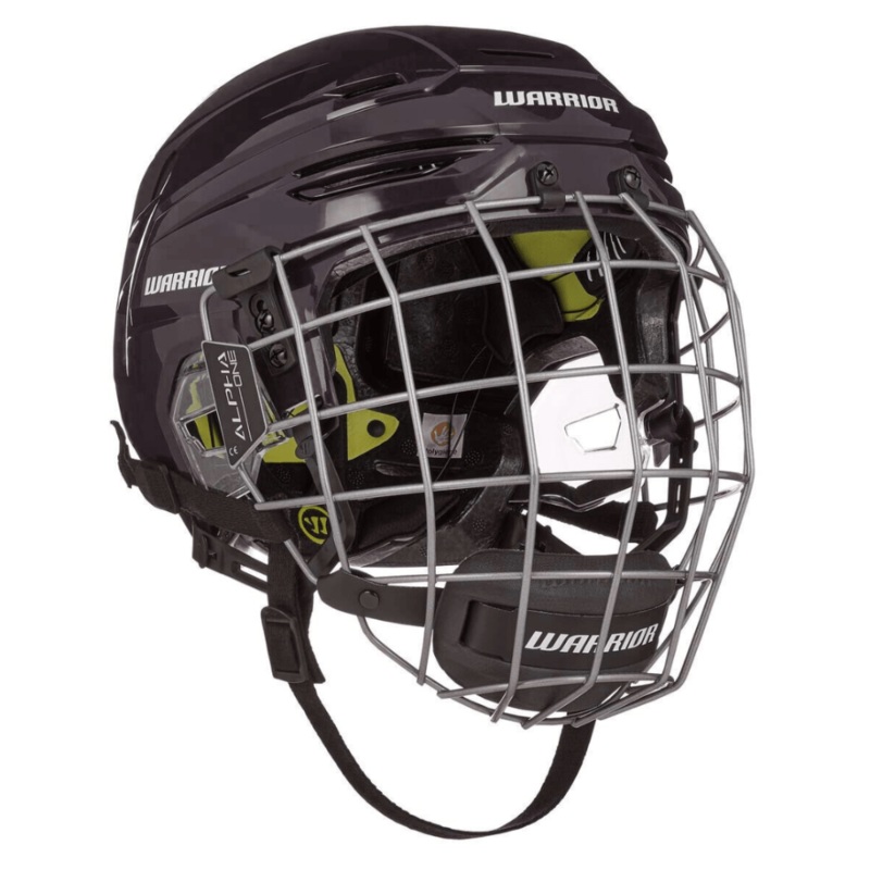 Warrior Alpha One Pro Hockey Helmet Combo Black S