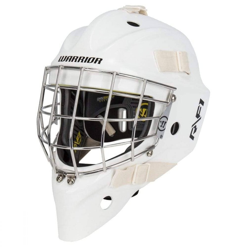 Warrior Ritual F1 Pro Goalie Mask Senior S/M White