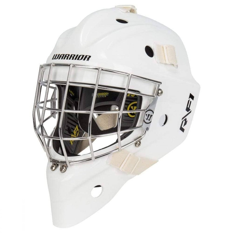 Warrior Ritual F1 SR+ Goalie Mask Senior S/M White