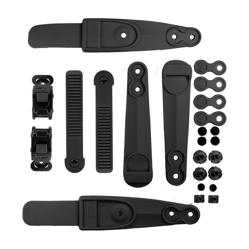 Ankle buckle SBM2 Double Strap logo set black S