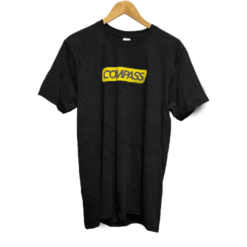 Block logo shirt grey/lime S