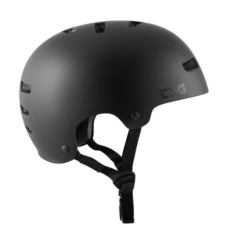 Evolution helmet satin black S–M