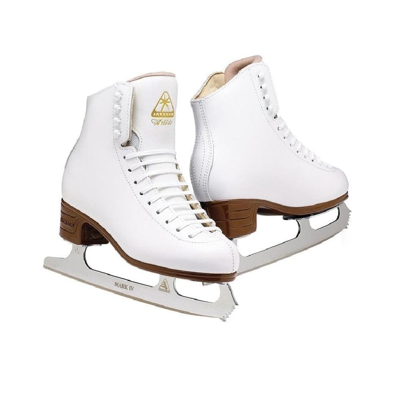 Jackson Artiste Figure Skates – White Youth UK Y9.5 / EU 27 / Box Y11.5 C