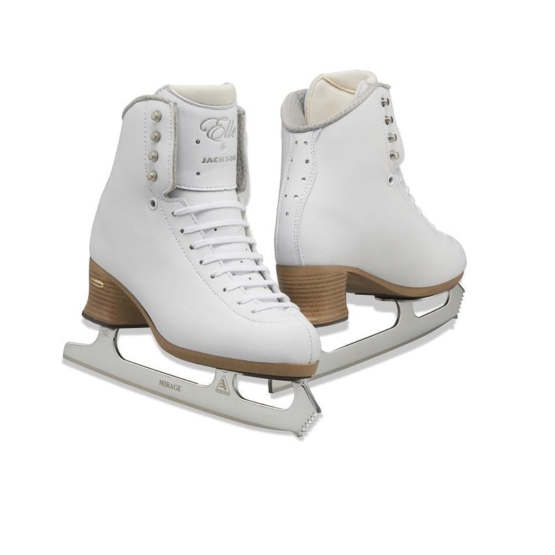 Jackson Elle Figure Skates – White Youth UK Y9 / EU 26.5 /  Box Y11 W