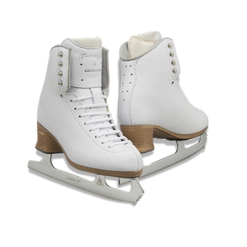 Jackson Freestyle Figure Skates – White Youth UK Y9 / EU 26.5 /  Box Y11 W