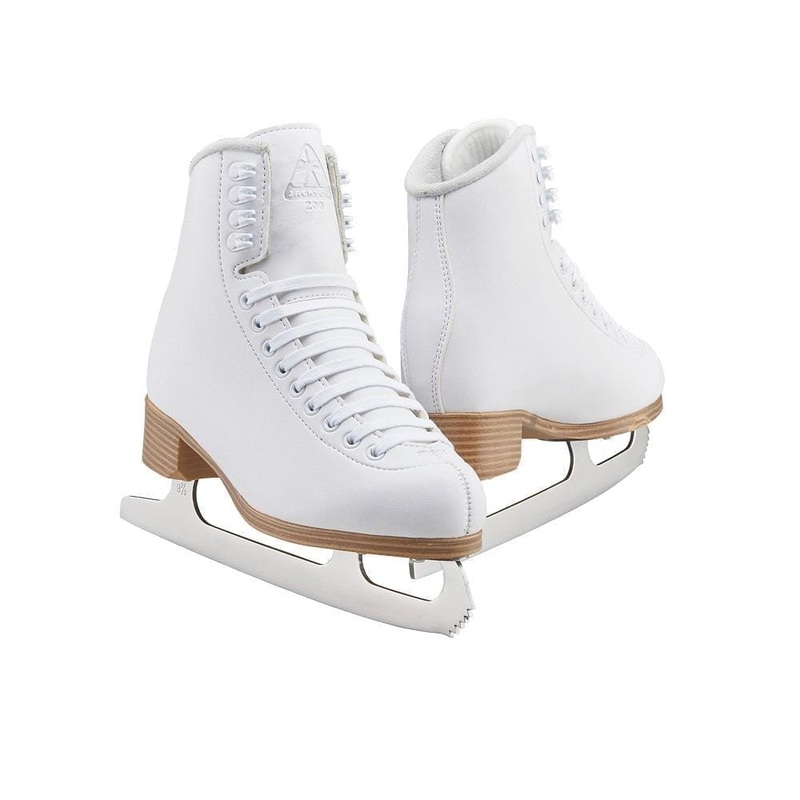 Jackson JC200 Classic Figure Skates – White Youth UK Y6 / EU 23 / Box Y8 M