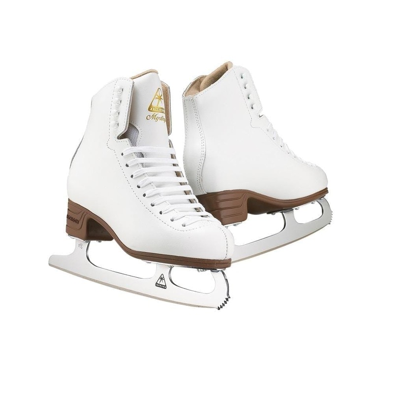 Jackson Mystique Figure Skates – White Youth UK Y6 / EU 23 / Box Y8 C