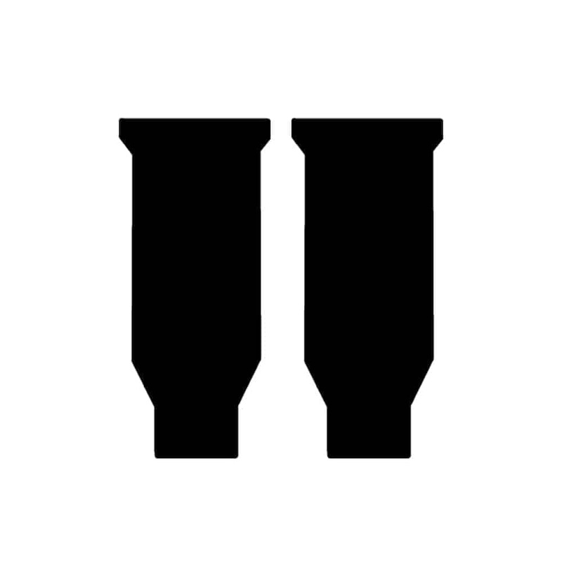 Knitted Ice Hockey Socks – Black Youth Black