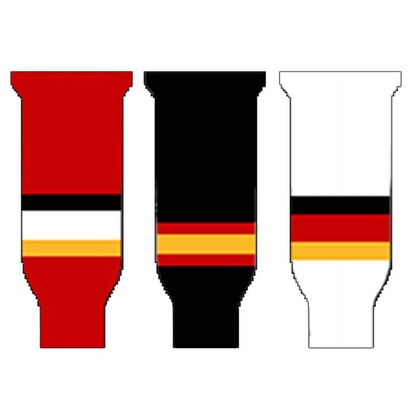 Knitted Ice Hockey Socks – Calgary Flames Youth Red