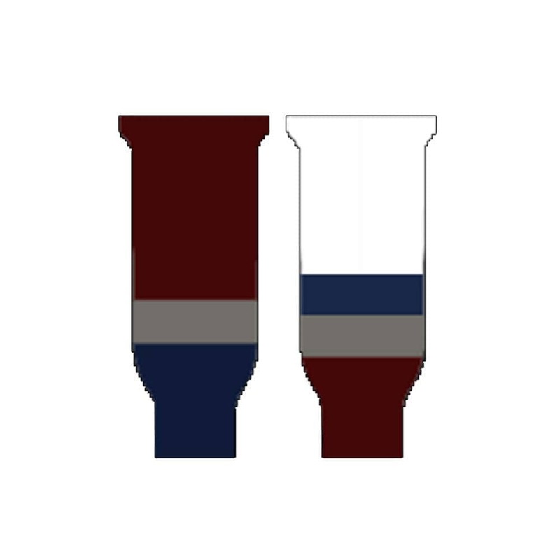 Knitted Ice Hockey Socks – Colorado Avalanche Junior Burgundy