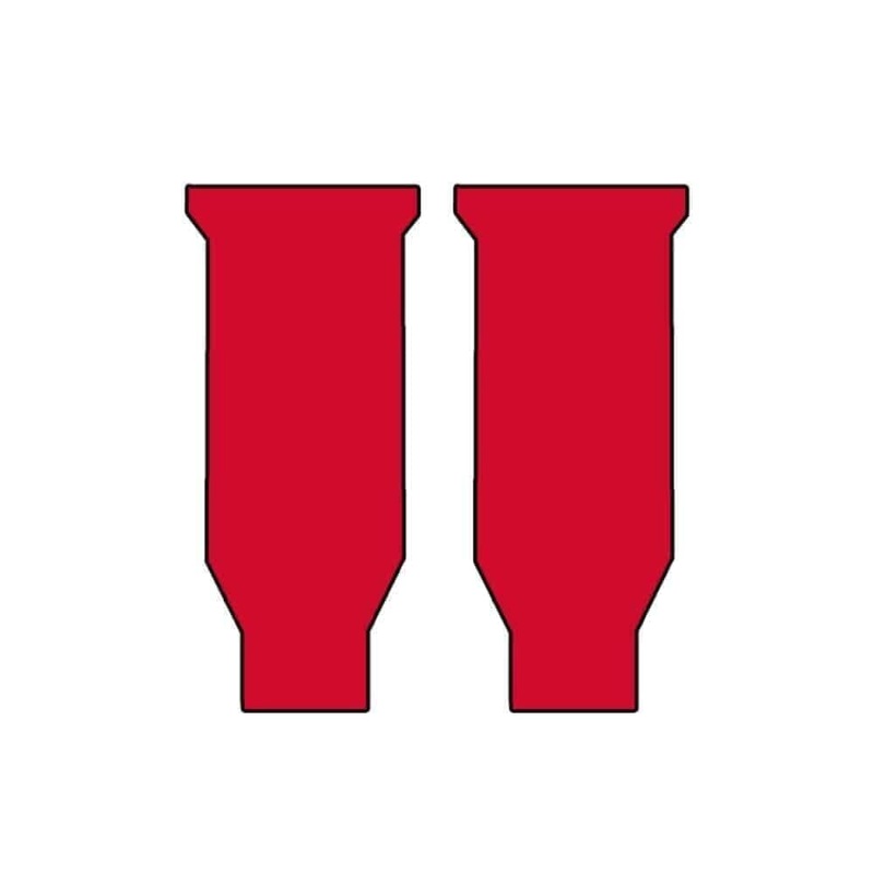 Knitted Ice Hockey Socks – Red Youth Red