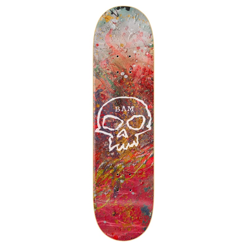 Zero Bam Margera Single Skull Skateboard Deck – 8.25″
