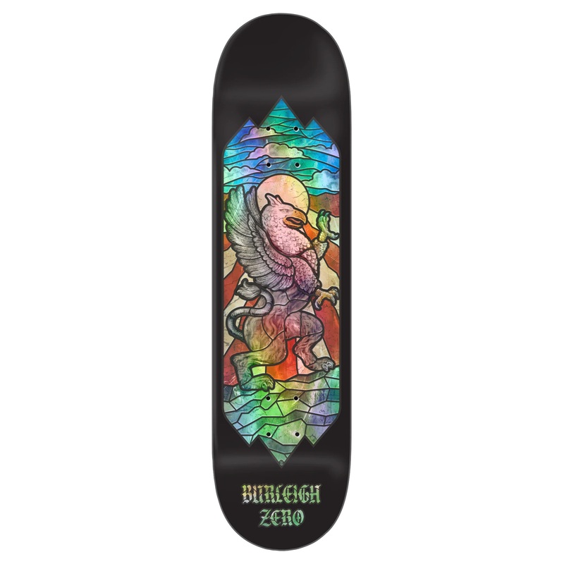 Zero Stained Glass Brandon Burleigh Skateboard Deck – 8.5″