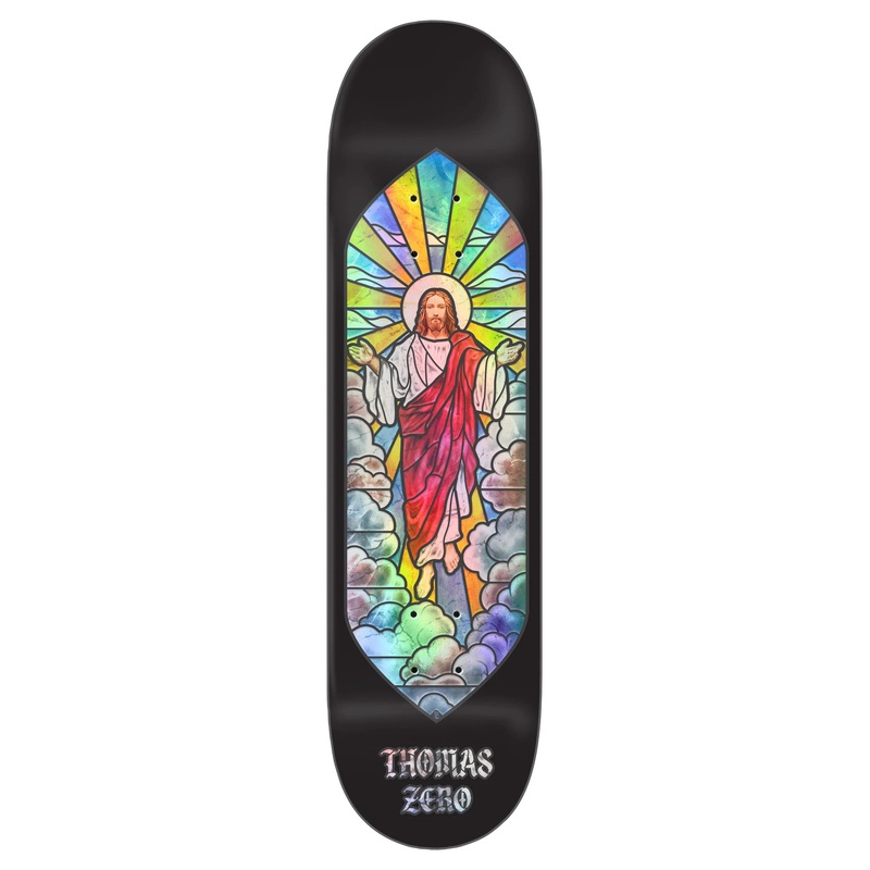 Zero Stained Glass Jamie Thomas Skateboard Deck – 8.25″