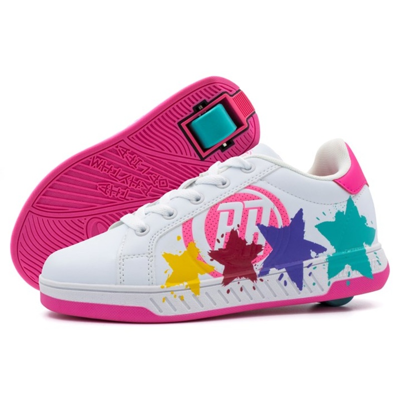 Breezy Rollers Splash – White/Pink UK 11