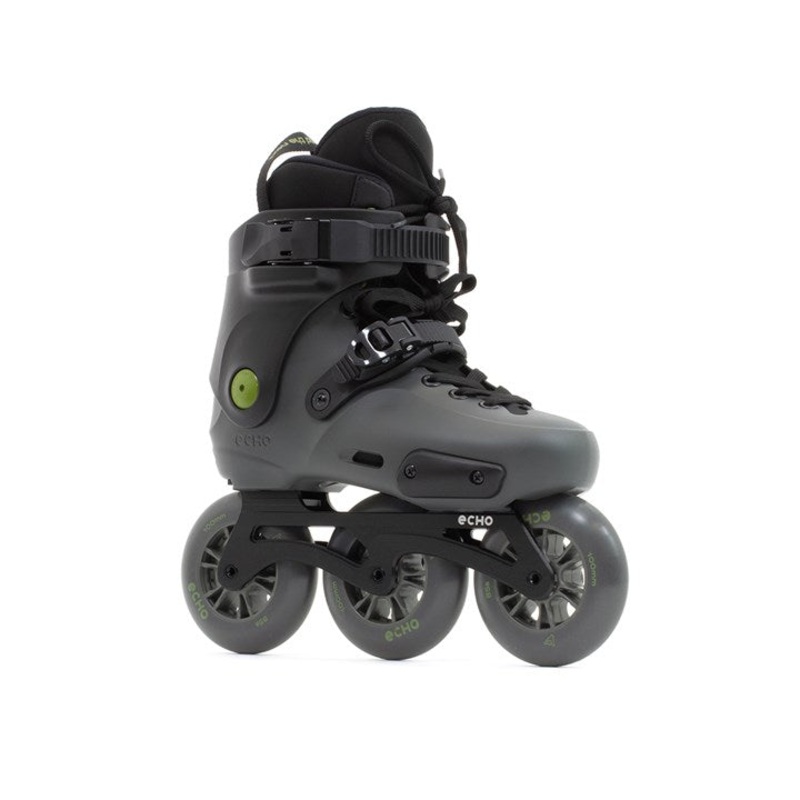 Echo Sonar 3 Wheel Freeskates – Black UK 3.5
