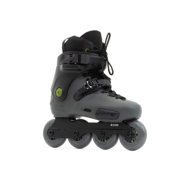 Echo Sonar 4 Wheel Freeskates – Black UK 3.5