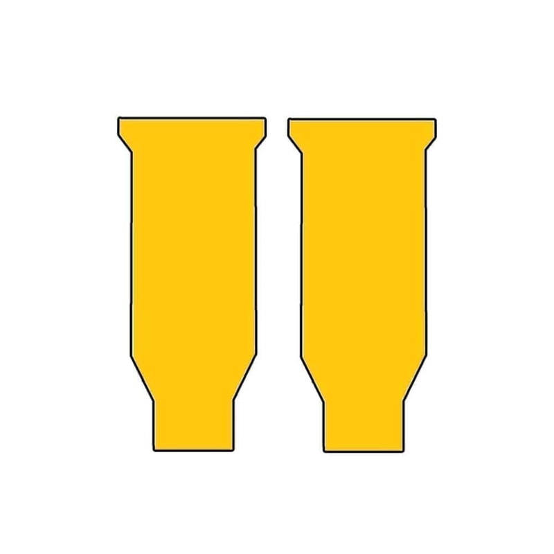 Knitted Ice Hockey Socks – Yellow Youth Yellow