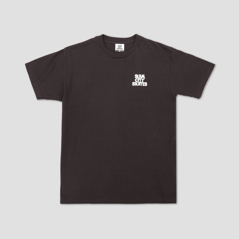 Slam City Skates Class Logo T-Shirt Black Small