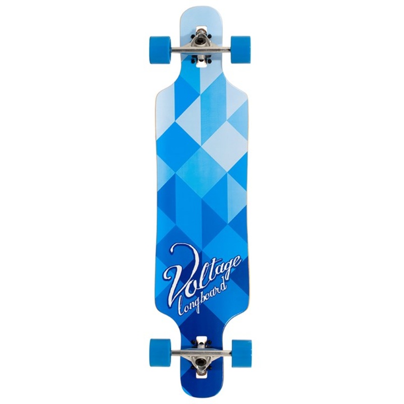 Voltage DT Blue/White Longboard – 39″