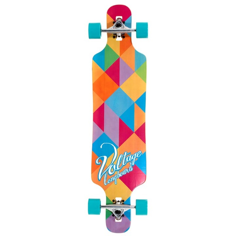 Voltage DT Multi-Coloured Longboard – 39″