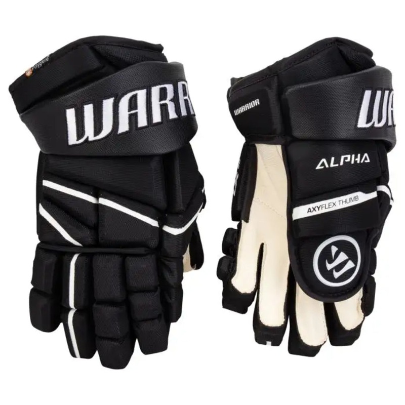 Warrior Alpha LX 20 Hockey Gloves Junior Black/White 11″