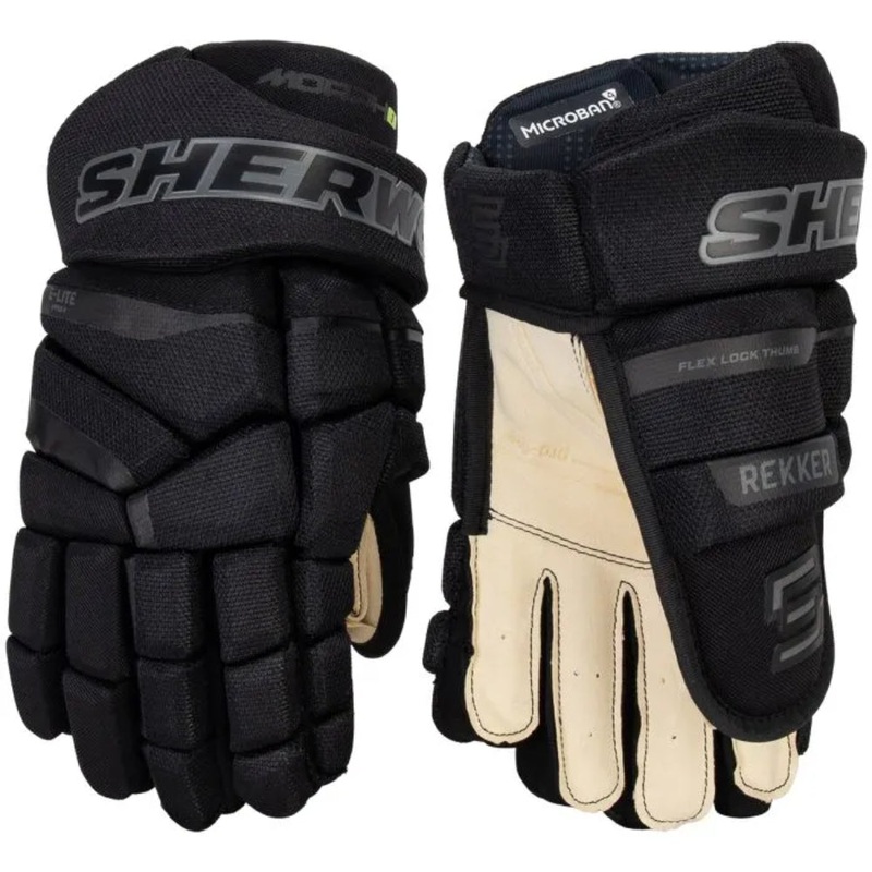 Sher-Wood Rekker Morph 1 Hockey Gloves Junior 10″ Black