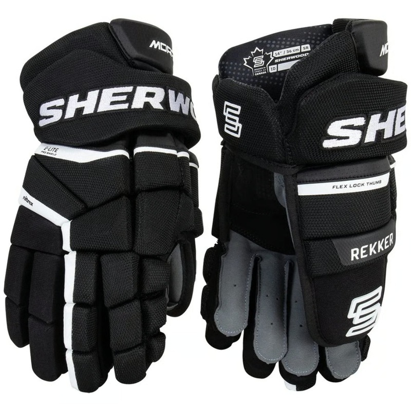 Sher-Wood Rekker Morph Pro Hockey Gloves Junior 10″ Black