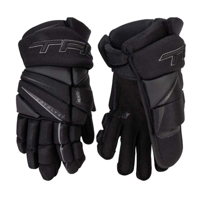 TRUE Catalyst 9X5 Hockey Gloves Junior 10″ Black/White