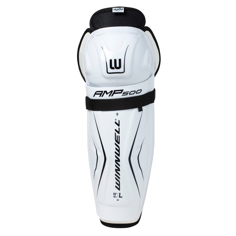 Winnwell AMP500 Shin Guards Youth 8″