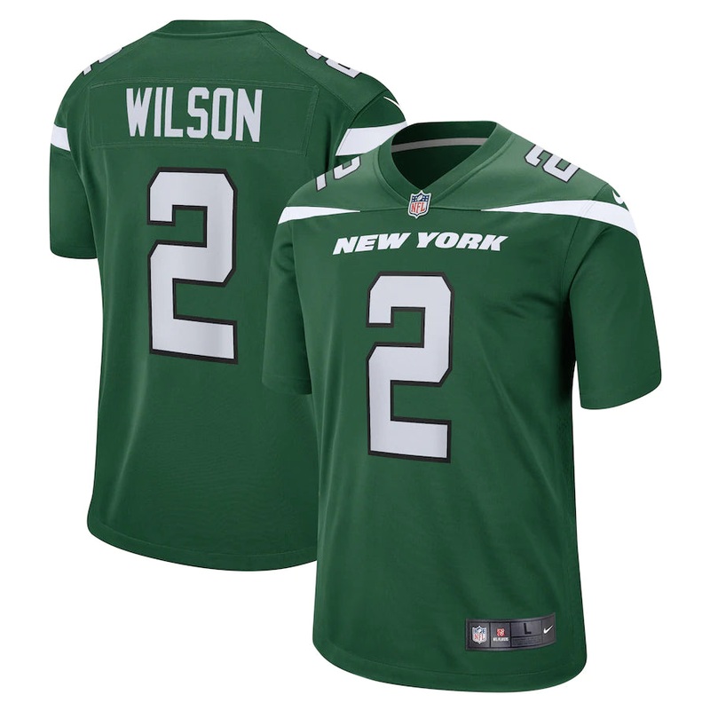 Game Jersey New York Jets Zach Wilson GREEN L