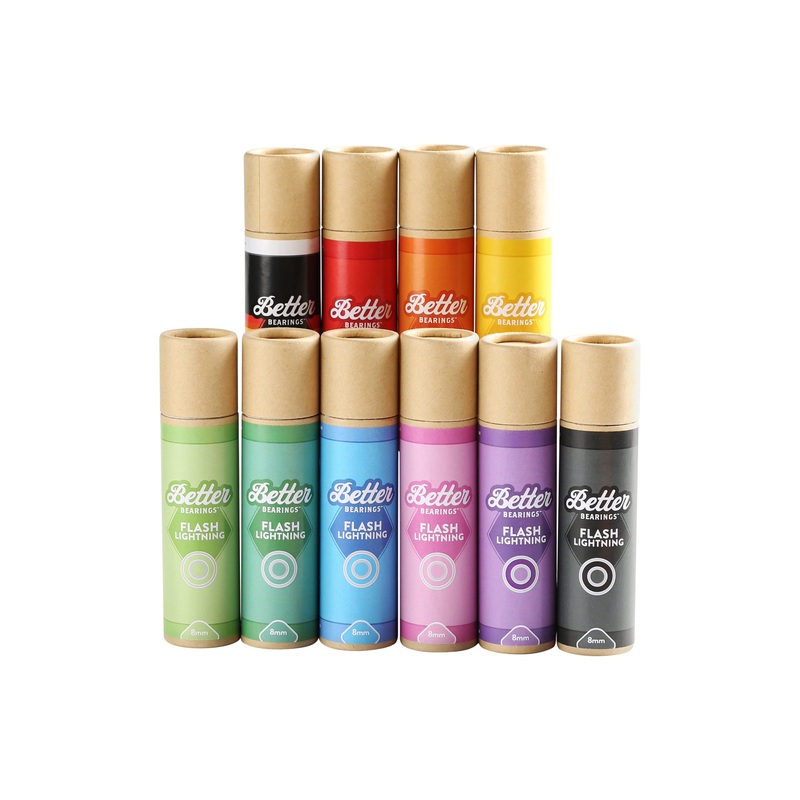 Better Bearings – Flash Lightning Ceramics (16 Pack) 8mm Pink