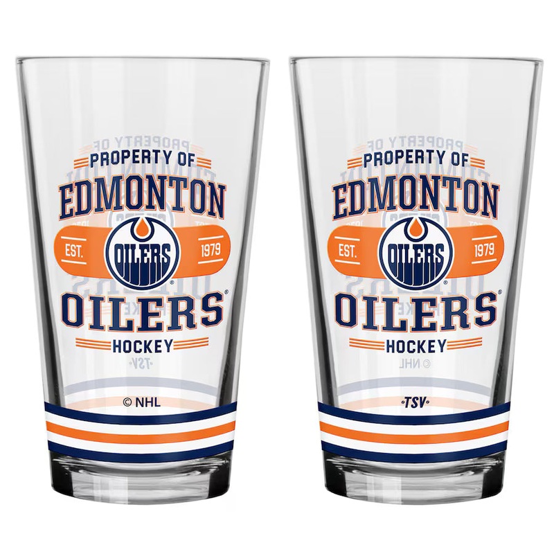 TSV 2-Piece Mixing Glass Set EDMONTON OILERS