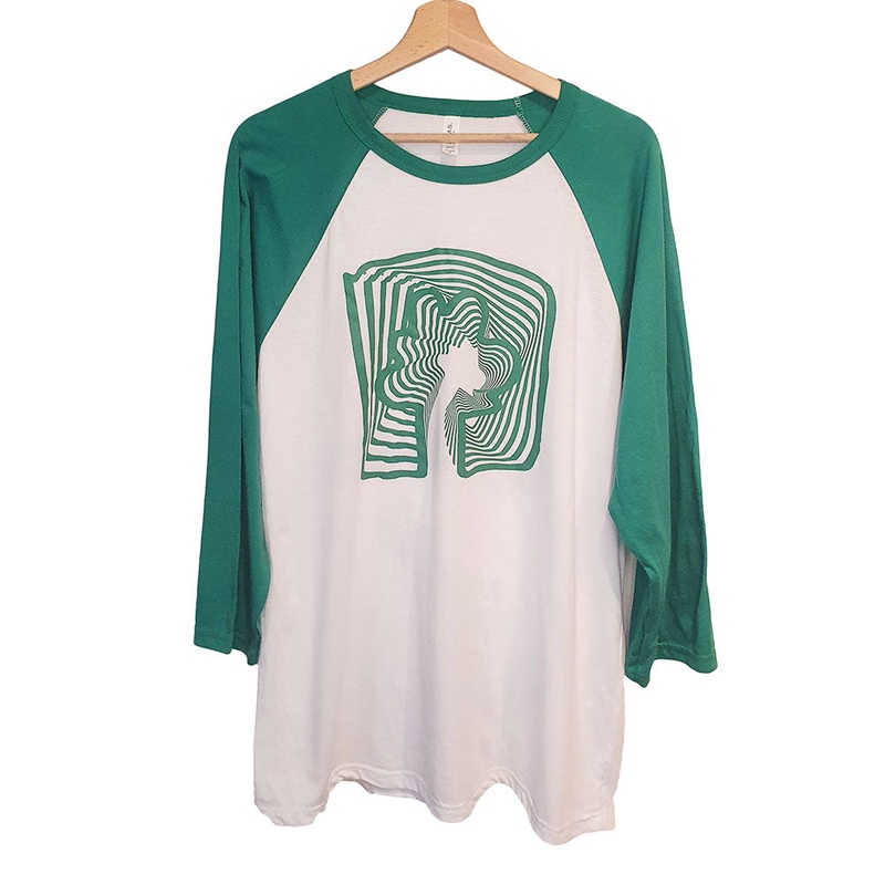 Baseball shirt Psych green L