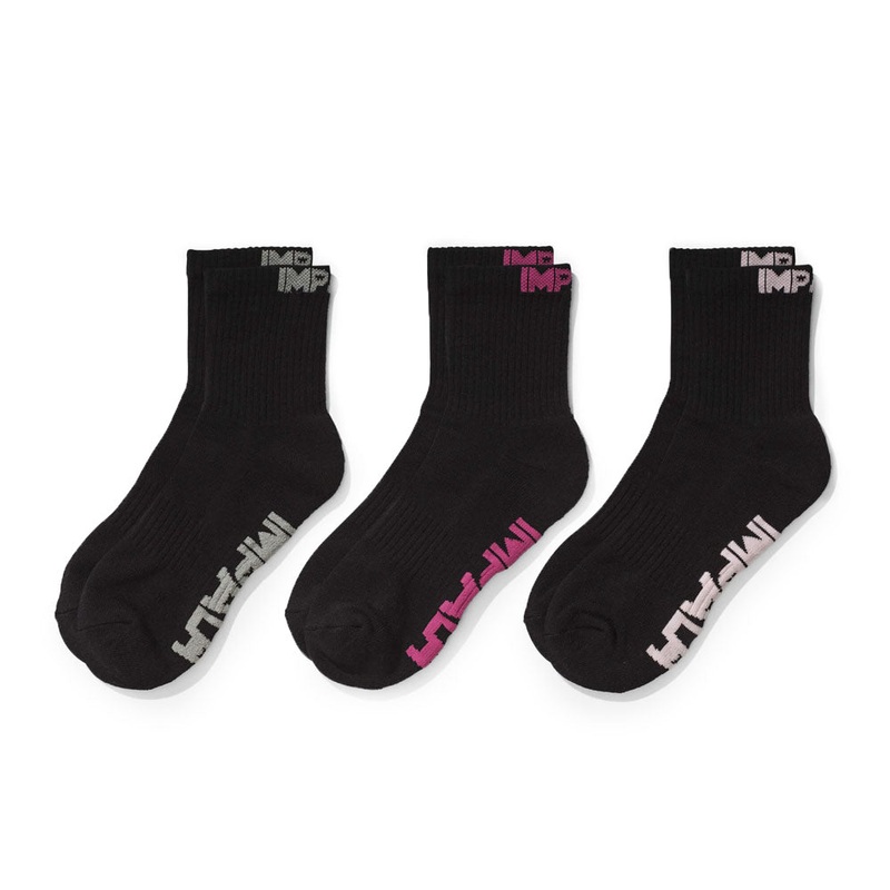 Everyday Socks black 3-pack 39–42