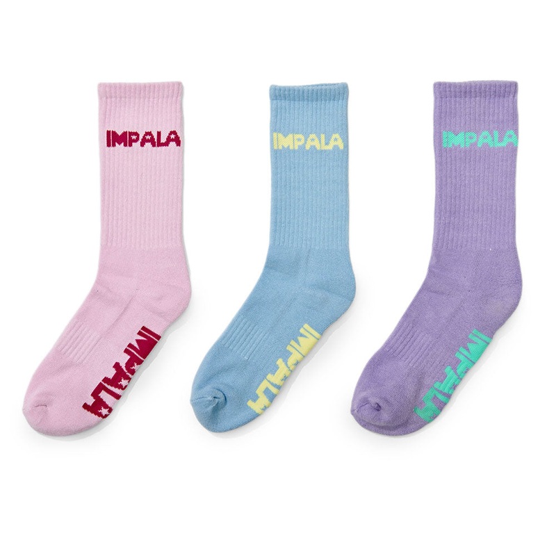 Stripe Sock pastel 3-pack 39–42