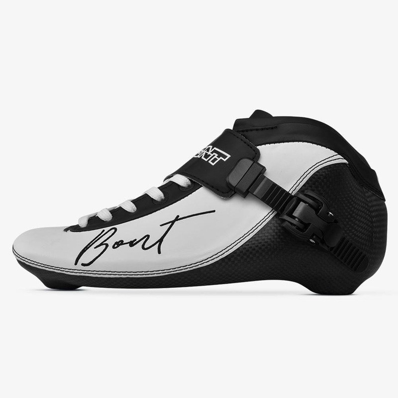 BNT 195mm Inline Skate Boot White/Black 3.5