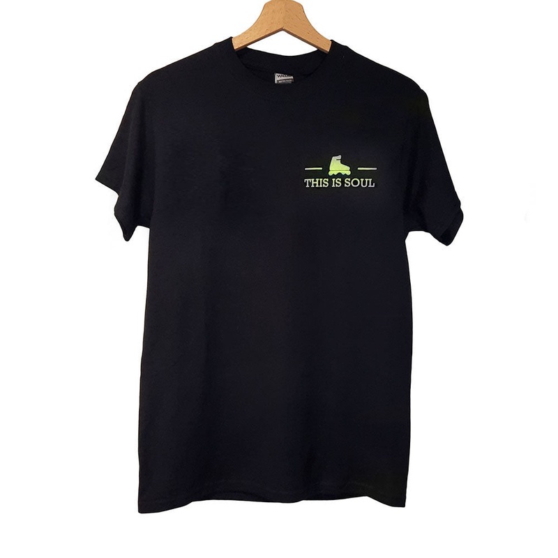 Skatekamp shirt black/lime L