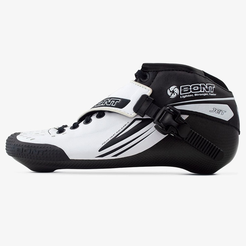 Jet 195mm Inline Skate Boot White/Black 3.5