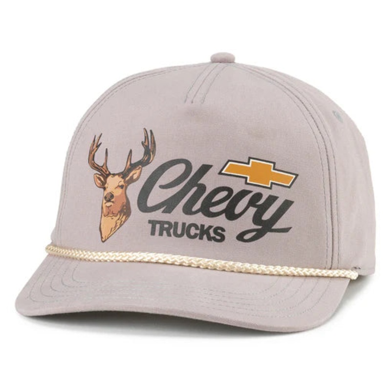 American Needle Canvas Chevy Trucks Cappy Hat GREY OS