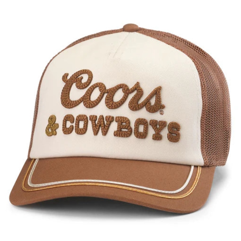 American Needle Coors & Cowboys Radler Hat BROWN/IVORY OS