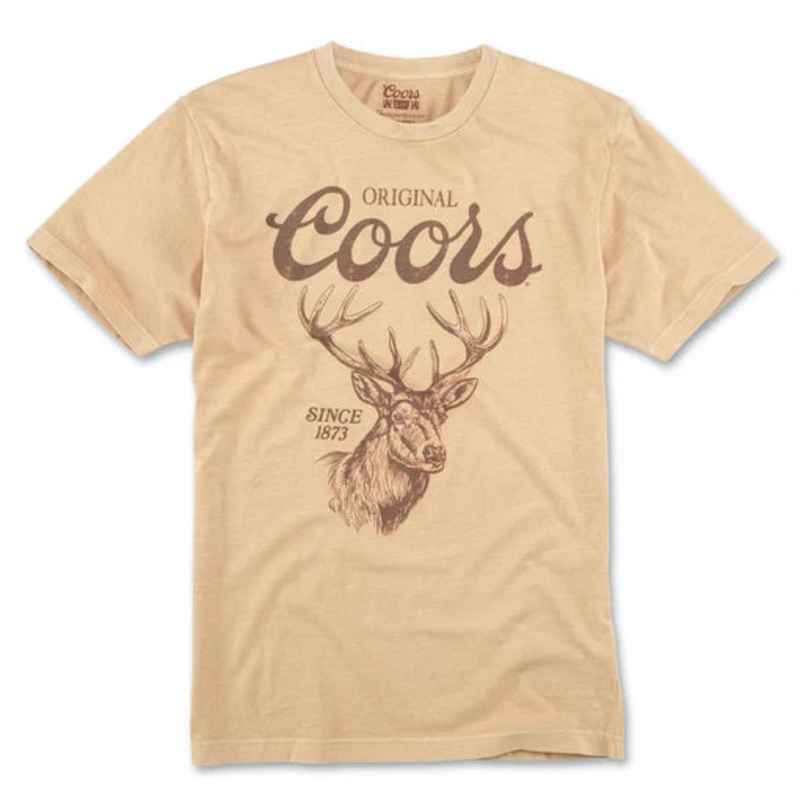 American Needle Men’s Coors Original RL Pigment T-Shirt BEIGE S