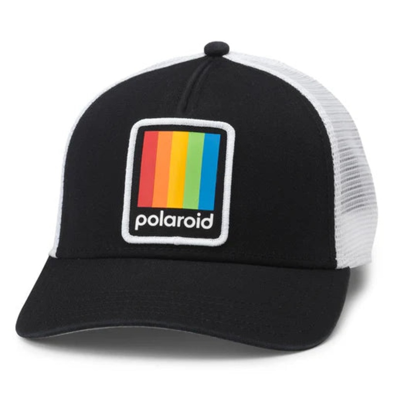 American Needle Polaroid Valin Hat BLACK OS